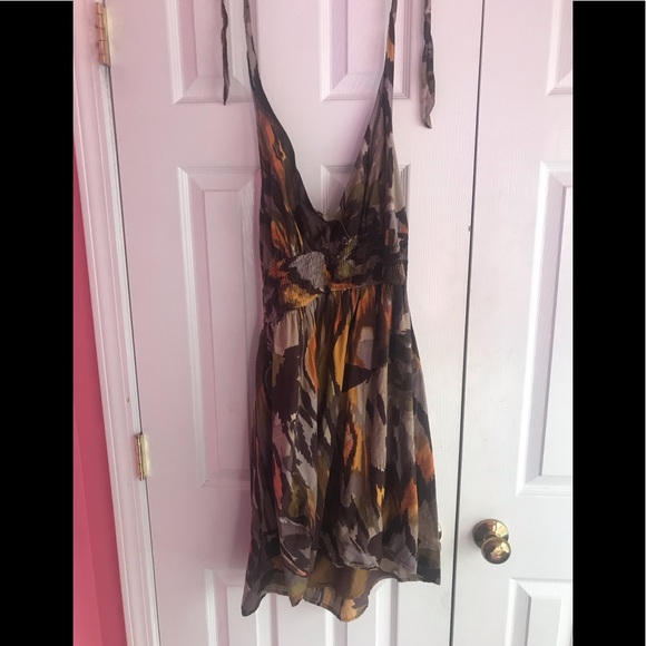 Boho Y2K earth tone dress. - Picture 1 of 1